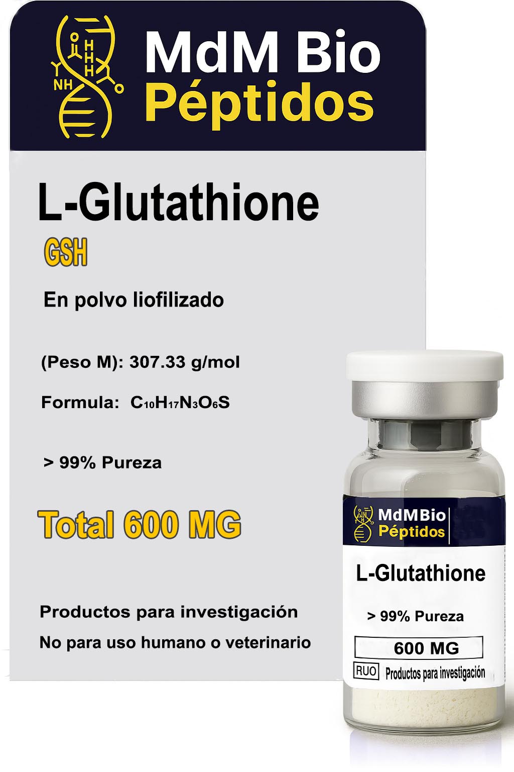L-Glutatión 600MG